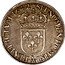 France 1 ECU (Louis XIII) SIT NOMEN DOMINI BENEDICTVM 1642 A coin reverse