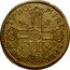France 1 Leopold (Duchy of Lorraine) KM# 115 TV DO MINE SPES MEA coin reverse