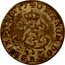 France 1 Sol (Louis XV. Rouen) KM# 501.15 1740 SIT NOM DOM B BENEDICT coin reverse