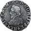 France 1 Teston (Henry II 3rd Type) HENRIC.P.DOMBAR.D.MONTISP.R coin obverse