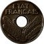 France 10 Centimes (Replica. Vichy French State) ETAT FRANÇAIS A. DE G. coin obverse