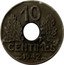 France 10 Centimes (Replica. Vichy French State) 10 CENTIMES 1942 coin reverse