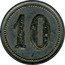 France 10 Centimes (Viganaise) 10 coin reverse
