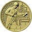Russia 10 Roubles Construction Worker 2023 ММД ЧЕЛОВЕК ТРУДА coin reverse