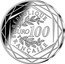 France 100 Euro (Rugby World Cup 2023) RÉPUBLIQUE FRANÇAISE EURO 100 2023 coin obverse