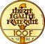 France 100 Francs (Statue of Liberty. Piedfort) KM# P973b LIBERTÉ ÉGALITÉ FRATERNITÉ 100F 19 86 DURAND-MEGRET coin reverse
