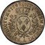 France 12 Sols (1/10 ECU) (Louis XV) SIT NOMEN DOMINI BENEDICTUM 1749 A coin reverse