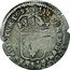 France 15 Deniers (Overstrike on Quinzain of Louis XIII) SIT. NOMEN. DOMINI. BENEDICTVM. 1695 coin reverse