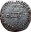 France 1/4 ECU (15 Sols) (Henri IV 2nd Type) SIT.NOMEN.DOMINI.BENEDICTVM K II II coin reverse