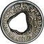 France 2 Bits Countermarked Coinage ND (1770-1772)  KM# 18 FERD VI D G HISP ET IND R R 2 coin obverse