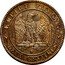 France 2 Centimes (Napoleon III Reverse Trial) EMPIRE FRANÇAIS B DEUX CENTIMES coin obverse