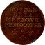 France 2 Deniers (French Colonies) DOVBLE DE LA MERIQUE FRANÇOISE coin reverse