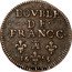 France Double Franc Godefroy Maurice 1683  DOVBLE DE FRANC C 1683 coin reverse
