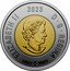 Canada 2 Dollars National Indigenous Peoples Day. Coloured 2023 ELIZABETH II 2023 D G REGINA SB 1952 2022 coin obverse