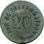 France 20 Centimes (La Compagnie Caille Paris) BON DE CONSOMMATION 20 A.DUSEAUX coin reverse