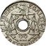 France 25 Centimes 1st Pattern of Becker. Piedfort 1913  LIBERTE EGALITE FRATERNITE 1913 ESSAI coin reverse
