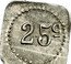 France 25 Centimes Chalon-sur-Saone. Cooperative Union ND  25C coin reverse