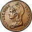 France 25 Centimes Essai. Dupre 1794 L'AN 3 REPUBLIQUE FRANCAISE coin obverse