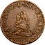 France 3 Deniers (1 Liard) (Charles I. Narrow Bust) CAR GONZ D NIV ET RETH 1609 coin obverse