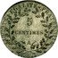 France 5 Centimes Essai by Lorthior 1880 A LIBERTÉ ÉGALITÉ FRATERNITÉ 5 CENTIMES A coin reverse
