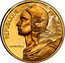 France 5 Centimes Marianne Piedfort 1977  KM# P466 REPUBLIQUE FRANÇAISE. LAGRIFFOUL coin obverse