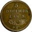 France 5 Decimes (Essai by Lorthior) 5 DÉCIMES L'AN 8. A coin reverse