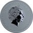 Tuvalu 5 Dollars (Gods of Olympus - Ares) IRB 1952 - 2022 QUEEN ELIZABETH II 5OZ 9999 AG 2023 TUVALU 5 DOLLARS coin obverse