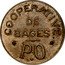 France 5 Francs Cooperative. Bages ND  COOPÉRATIVE DE BAGES P.O coin obverse