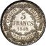 France 5 Francs (Essai by Bovy) LIBERTÉ ÉGALITÉ FRATERNITÉ 5 FRANCS 1848 coin reverse