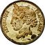 France 5 Francs (Essai by Gayrard. Piedfort) REPUBLIQUE FRANÇAISE coin obverse