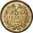 France 5 Francs (Essai by Gayrard. Piedfort) 5 FRANCS 1848 coin reverse