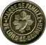 France 50 Centimes Caisse de Famille. Lons-le-Saunier ND  CAISSE DE FAMILLE DE LONS-LE-SAUNIER coin obverse
