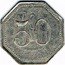 France 50 Centimes Saint Menehould ND  50 coin reverse