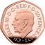 UK 50 Pence R2-D2 and C-3PO 2023 Proof CHARLES III D G REX F D 50 PENCE 2023 MJ coin obverse
