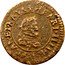 France Denier Tournois (Henri IV Dauphine) HENRI.IIII.R.D.FRAN.ET.NAVA coin obverse