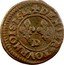 France Denier Tournois (Louis XIII. Lyon. 3rd Type) DENIER TOVRNOIS 1618 coin reverse