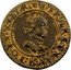 France Denier Tournois (Louis XIII. Villeneuve. 1st Type) LOYS.XIII.R.DE.FRAN.ET.NAV R. coin obverse