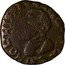 France Double Denier (In the Name of Philip II) PHS. REX. CATHOL. HISPA coin obverse