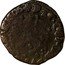 France Double Denier (In the Name of Philip II) D. ET. COMES. BVRGVNDIE. 1606 coin reverse