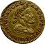 France Double Pistole (Immobilization in the name of Charles V. Besancon) KM# 57 CAROLVS. QVINT. ROM. IMPERATOR. coin obverse