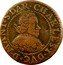 France Double Tournois (Charles I 12th type) CHARLES I DVC D MANT S DAR coin obverse