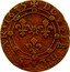 France Double Tournois (Charles I 14th type) DOVBLE.D.LA.S.DAR.1635 coin reverse