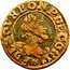 France Double Tournois Francis 13th Type ND (1605-1614)  F. DE. BOVRBON. P. DE. CONTI coin obverse