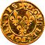 France Double Tournois Francis 13th Type ND (1605-1614)  DOVBLE TOVRNOIS coin reverse