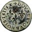 France Double Tournois (Louis XIII. Aix Mint) DOVBLE TOVRNOIS 1613 coin reverse