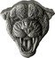 Niue Five Dollars Charles III Leopard 2023  Antiqued  coin reverse