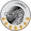 Niue One Dollar Year of the Dragon. 7 Elements 2023 mw Proof YEAR OF THE DRAGON 2024 龍 coin reverse
