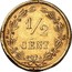 Netherlands 1/2 Cent (Willem III Pattern) 1/2 CENT coin reverse