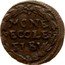 Netherlands 1/2 Duit (Elburg arms) MONE ECCLE ELBV coin obverse