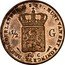 Netherlands 1/2 Gulden Willem I Pattern 1819  1819 MUNT VAN HET KONINGRYK DER NEDERLANDEN 1/2 G 50 C. coin reverse